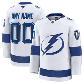 Tampa Bay Lightning Dresy Personalizované Fanatics Premium 2024-25 Bílý Venkovní - Pánské